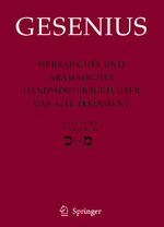 ISBN 9783540235422: Hebräisches und Aramäisches Handwörterbuch über das Alte Testament. 3. Lieferung: Kaf - Mem.