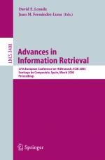 ISBN 9783540252955: Advances in Information Retrieval – 27th European Conference on IR Research, ECIR 2005, Santiago de Compostela, Spain, March 21-23, 2005, Proceedings