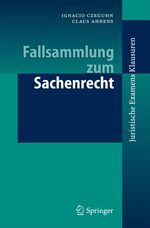 ISBN 9783540256885: Fallsammlung zum Sachenrecht