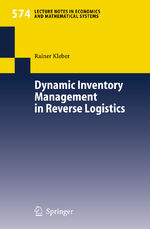 ISBN 9783540332299: Dynamic Inventory Management in Reverse Logistics