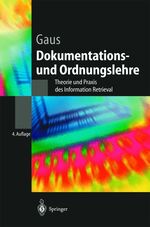 ISBN 9783540435051: Dokumentations- und Ordnungslehre.