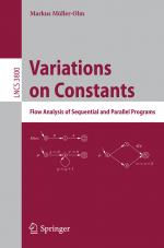 ISBN 9783540453857: Variations on Constants - Flow Analysis of Sequential and Parallel Programs