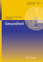 ISBN 9783540485612: Gesundheit (Heidelberger Jahrbücher, 50)