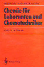 ISBN 9783540501374: Chemie für Laboranten und Chemotechniker – Analytische Chemie