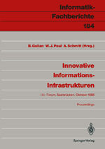 ISBN 9783540503347: Innovative Informations-Infrastrukturen – Ergebnisse einer Kooperation der Universität des Saarlandes und der Siemens AG