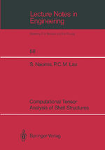 ISBN 9783540528524: Computational Tensor Analysis of Shell Structures