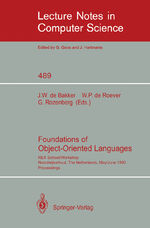 ISBN 9783540539315: Foundations of Object-Oriented Languages – REX School/Workshop, Noordwijkerhout, The Netherlands, May 28 - June 1, 1990