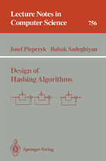 ISBN 9783540575009: Design of Hashing Algorithms