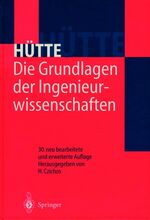 ISBN 9783540587408: HÜTTE - Die Grundlagen der Ingenieurwissenschaften