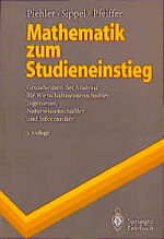 Mathematik zum Studieneinstieg – Grundwissen der Analysis für Wirtschaftswissenschaftler, Ingenieure, Naturwissenschaftler und Informatiker