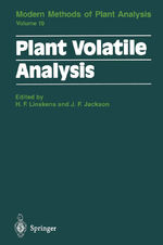 ISBN 9783540615897: Plant Volatile Analysis