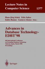 ISBN 9783540642640: Advances in Database Technology - EDBT '98 – 6th International Conference on Extending Database Technology, Valencia, Spain, March 23-27, 1998.