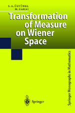 ISBN 9783540664550: Transformation of Measure on Wiener Space