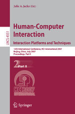 ISBN 9783540731061: Human-Computer Interaction. Interaction Platforms and Techniques