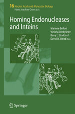 ISBN 9783540852353: Homing Endonucleases and Inteins