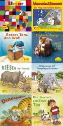 ISBN 9783551057716: Pixi-Box 171: Dinosaurier und andere große Tiere (8x8 Exemplare)