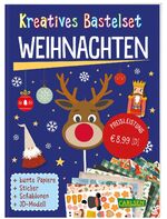 ISBN 9783551191649: Bastelset für Kinder: Kreatives Bastelset: Weihnachten: Mit buntem Bastelpapier, festlichen Stickern und Mini-Tannenbaum | Basteln in der Weihnachtsze...