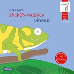 ISBN 9783551271617: Vicky Bo's Sticker-Malbuch Urwald: Erstes Malen, Zeichnen und Kritzeln mit Stickern