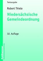 ISBN 9783555203034: Niedersächsische Gemeindeordnung - Textausgabe