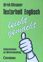 ISBN 9783559232658: Textarbeit Englisch - leichtgemacht