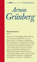 Arnon Grünberg: Phantomschmerz