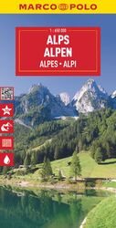 ISBN 9783575017628: MARCO POLO Reisekarte Alpen 1:650.000