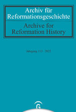 ISBN 9783579084794: Archiv für Reformationsgeschichte – Aufsatzband - Jahrgang 113/2022