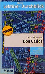 ISBN 9783580633349: Friedrich Schiller: Don Carlos