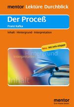 ISBN 9783580653354: Franz Kafka: Der Proceß - Buch mit Info-Klappe