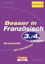 ISBN 9783589218332: Besser in der Sekundarstufe I - Französisch: 3./4. Lernjahr - Grammatik (alte Ausgabe): Übungsbuch mit separatem Lösungsheft (16 S.)