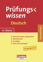 ISBN 9783589226221: Prüfungswissen Deutsch