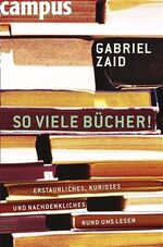 ISBN 9783593376561: So viele Bücher