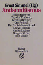 ISBN 9783596109654: Antisemitismus von Ernst Simmel (Herausgeber), Helmut Dahmer (Nachwort), Heidi Fehlhaber (Übersetzer)