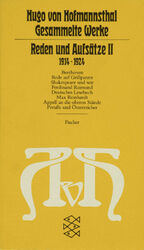 ISBN 9783596221677: Reden und Aufsätze II - (1914-1924)