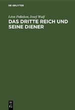 ISBN 9783598046001: Das Dritte Reich und seine Diener