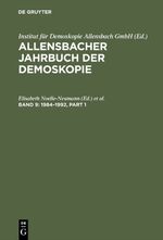 ISBN 9783598207181: Allensbacher Jahrbuch der Demoskopie / 1984–1992