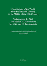 ISBN 9783598357558: Constitutions of the World from the late 18th Century to the Middle... / New Ireland – Rhode Island