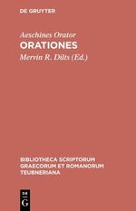 ISBN 9783598710094: Orationes