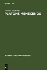 ISBN 9783598776564: Platons Menexenos - Einleitung, Text und Kommentar