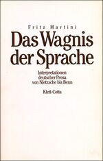 ISBN 9783608953541: Das Wagnis der Sprache