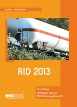 ISBN 9783609684543: RID 2013 – (mit CD-ROM)