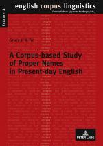 ISBN 9783631534533: A Corpus-based Study of Proper Names in Present-day English