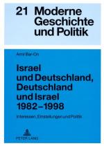 Bar-On, A: Israel und Deutschland, Deuts