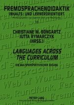 ISBN 9783631583883: Languages Across the Curriculum - Ein multiperspektivischer Zugang- A multi-perspective approach