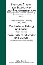 Qualität von Bildung und Kultur - Theorie und Praxis