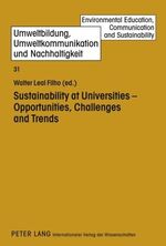 ISBN 9783631596906: Sustainability at Universities - Opportunities, Challenges and Trends