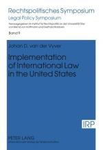 ISBN 9783631598801: Implementation of International Law in the United States