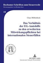 ISBN 9783631601600: Das Verhältnis der EG-Amtshilfe zu den erweiterten Mitwirkungspflichten bei internationalen Steuerfällen