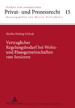 ISBN 9783631606551: Vertraglicher Regelungsbedarf bei Wohn- und Hausgemeinschaften von Senioren