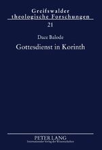 ISBN 9783631616857: Gottesdienst in Korinth